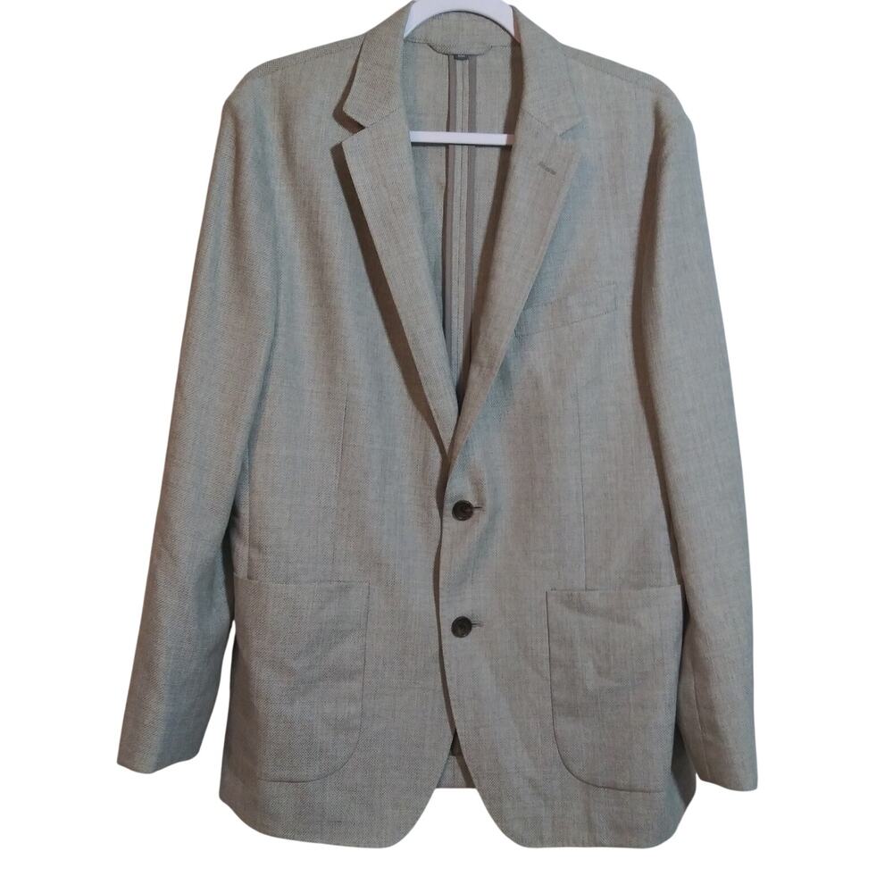 BONOBOS Jetsetter Unconstructed Italian Wool Blazer Gray Size 40R
